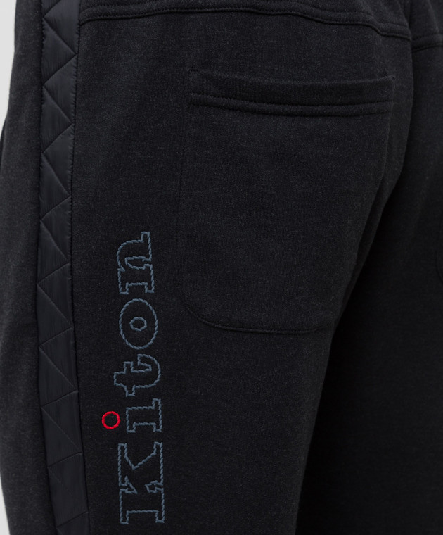 Kiton Темно-сірі спортивні штани UW1040V0394A зображення 5