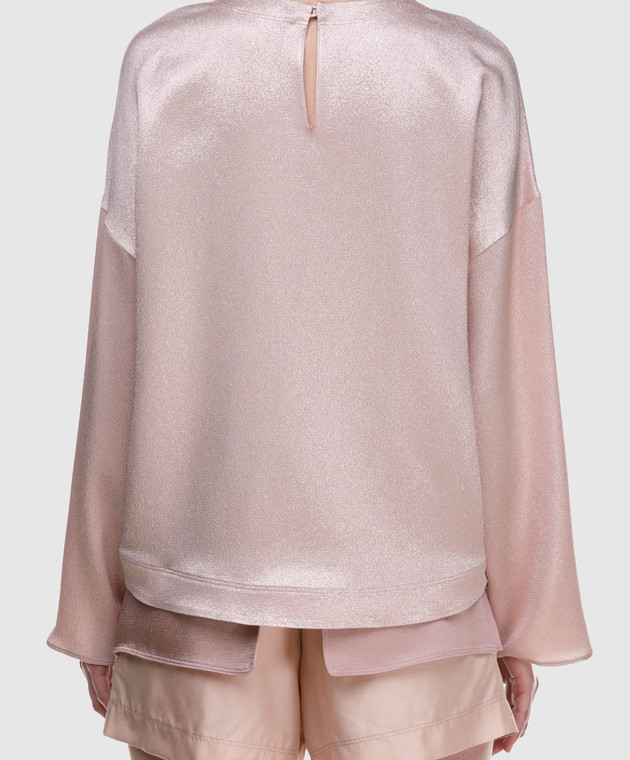 Valentino Розовая блуза PB0AE2R53VF изображение 5