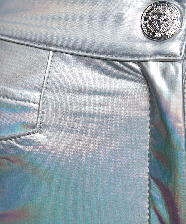 Balmain Сріблясті штани PF05469 зображення 5