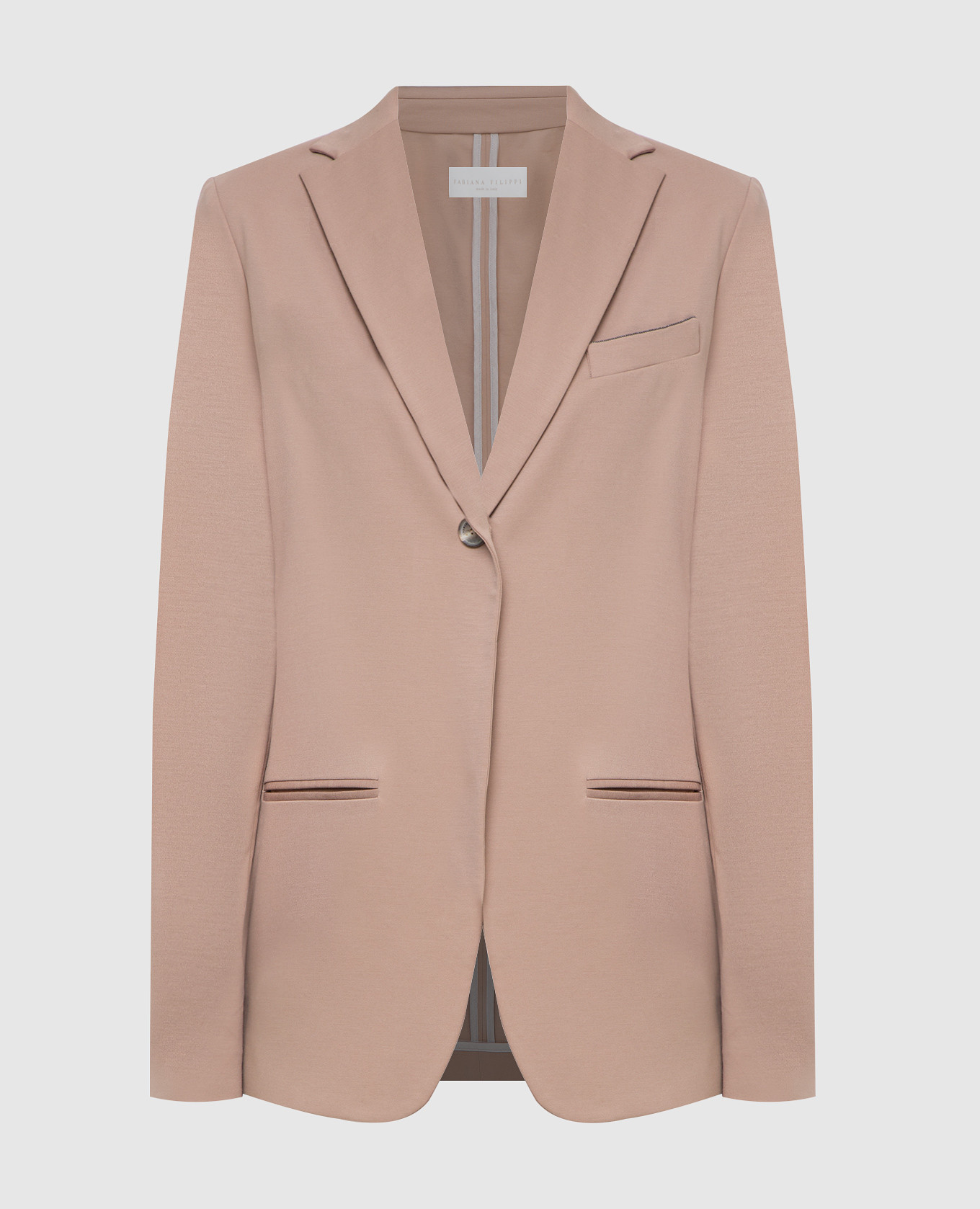 

Бежевый жакет Fabiana Filippi, Жакеты