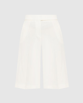 ALEXANDRE VAUTHIER Белые бермуды из шерсти 214PA15531507