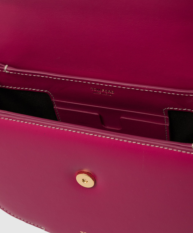 Tom Ford Кожаная сумка-кроссбоди с подвеской L1480TLCL104 изображение 4