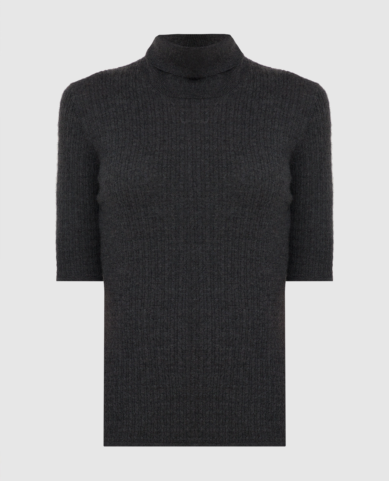 Гольф из кашемира и шелка с коротким рукавом