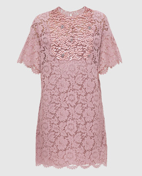 Valentino Рожеве плаття з мережива SB3VAMJ91EC