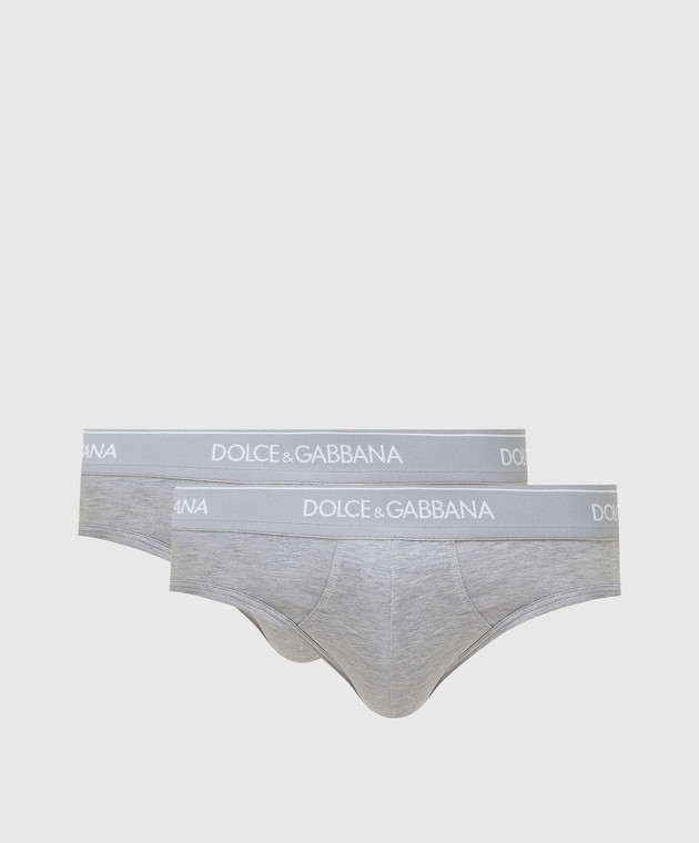 Dolce&Gabbana Набор серых трусов M9C03JFUGIW