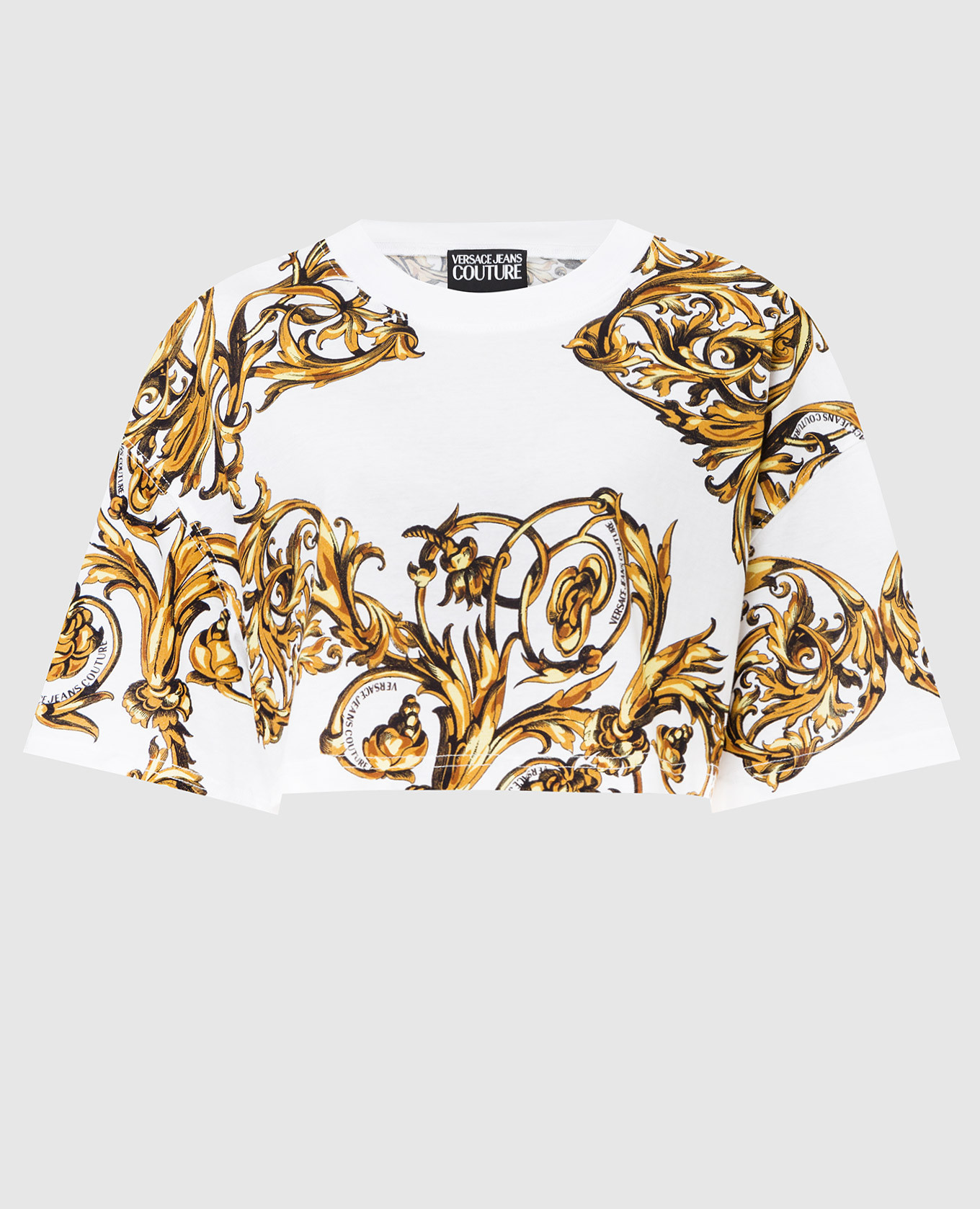 

Белая футболка в принт Regalia Baroque, Белый, Футболки