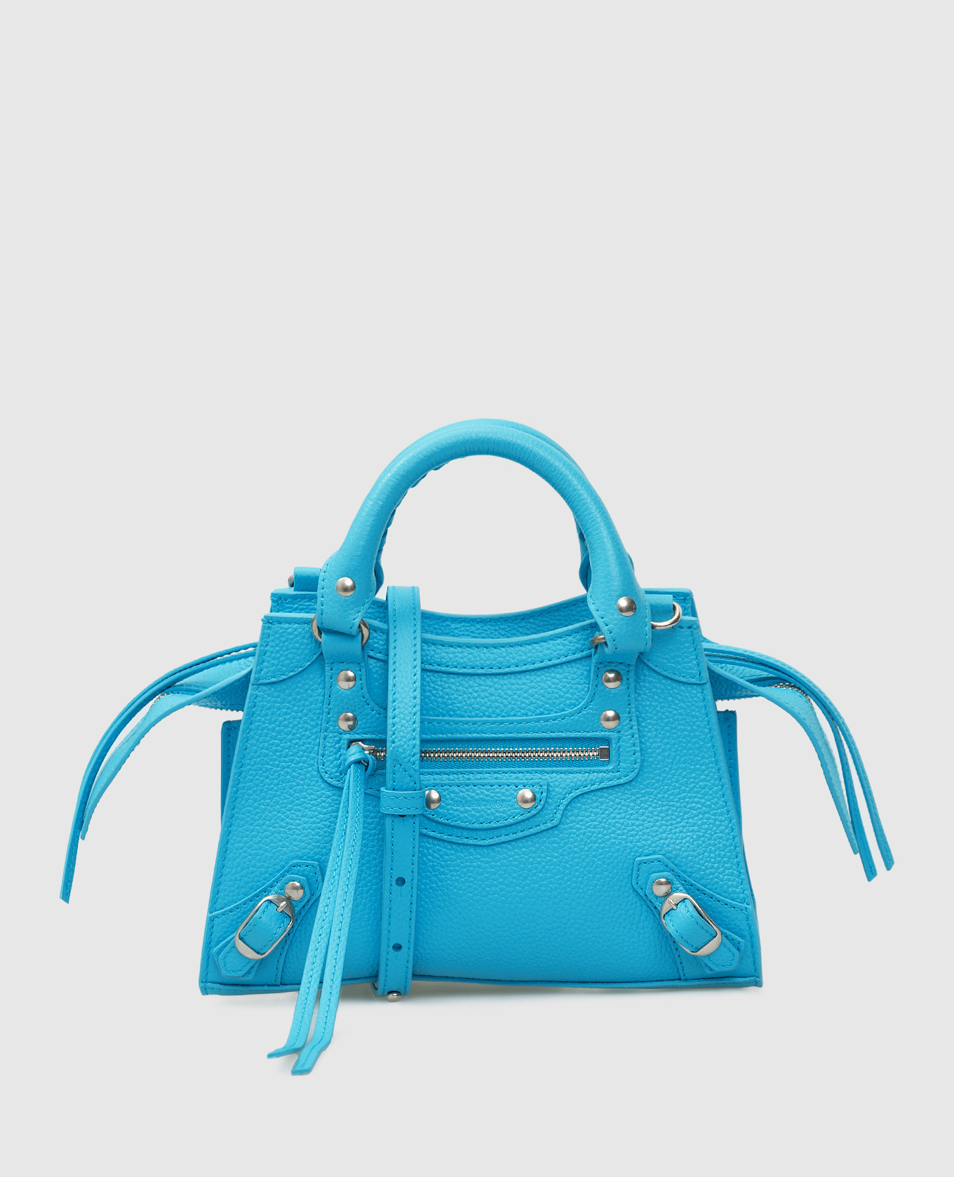 

Кожаная сумка "Neo Classic City" Balenciaga, Голубой, Сумки