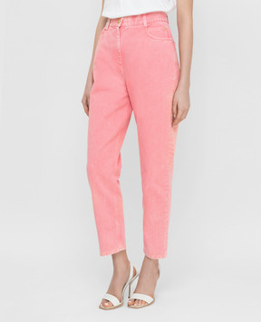 Balmain Рожеві джинси VF15700D090