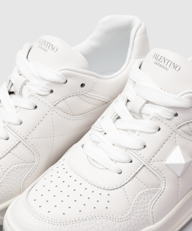 Valentino - Білі шкіряні кросівки One Stud XW2S0CS4NWN купити в Symbol
