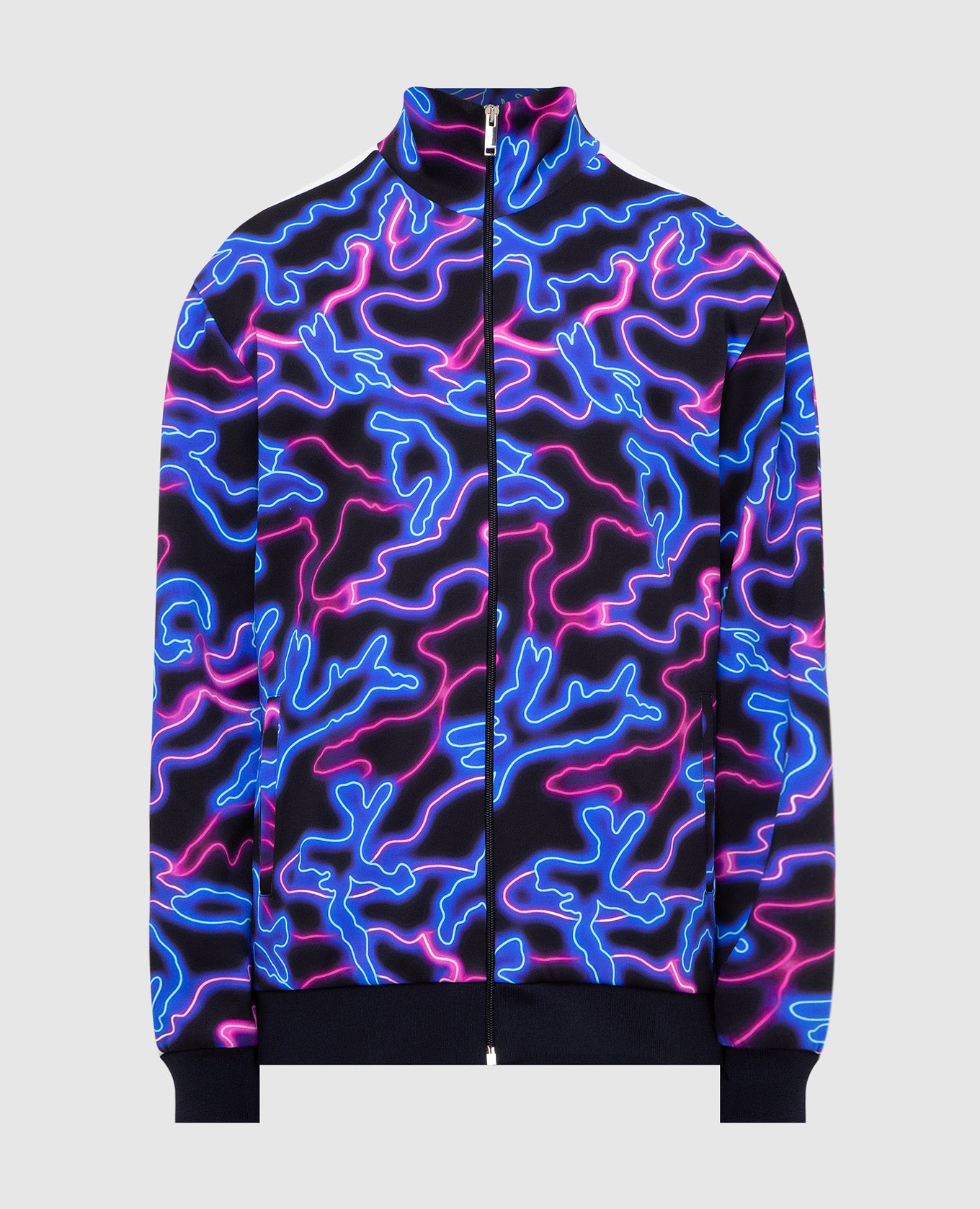 

Спортивная кофта в принт Neon Camou, Тёмно-синий, Спортивные кофты