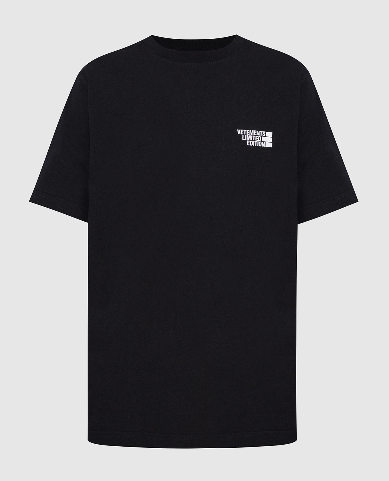 

Черная футболка Vetements, Черный, Футболки