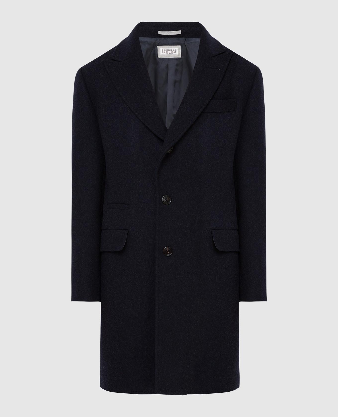 

Темно-синее пальто из шерсти, Тёмно-синий, Пальто