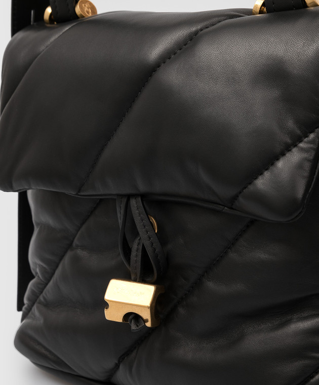 Off-White Черная кожаная сумка Neiled Zipped OWNP008F21LEA001 изображение 5