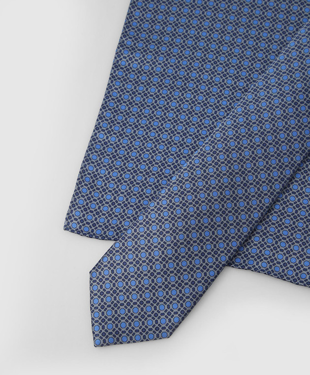 Stefano Ricci Детский шелковый набор из галстука и платка-паше в узор YDH33029 изображение 4