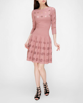Alaia Розовое платье с перфорацией 7S9RH14CM299