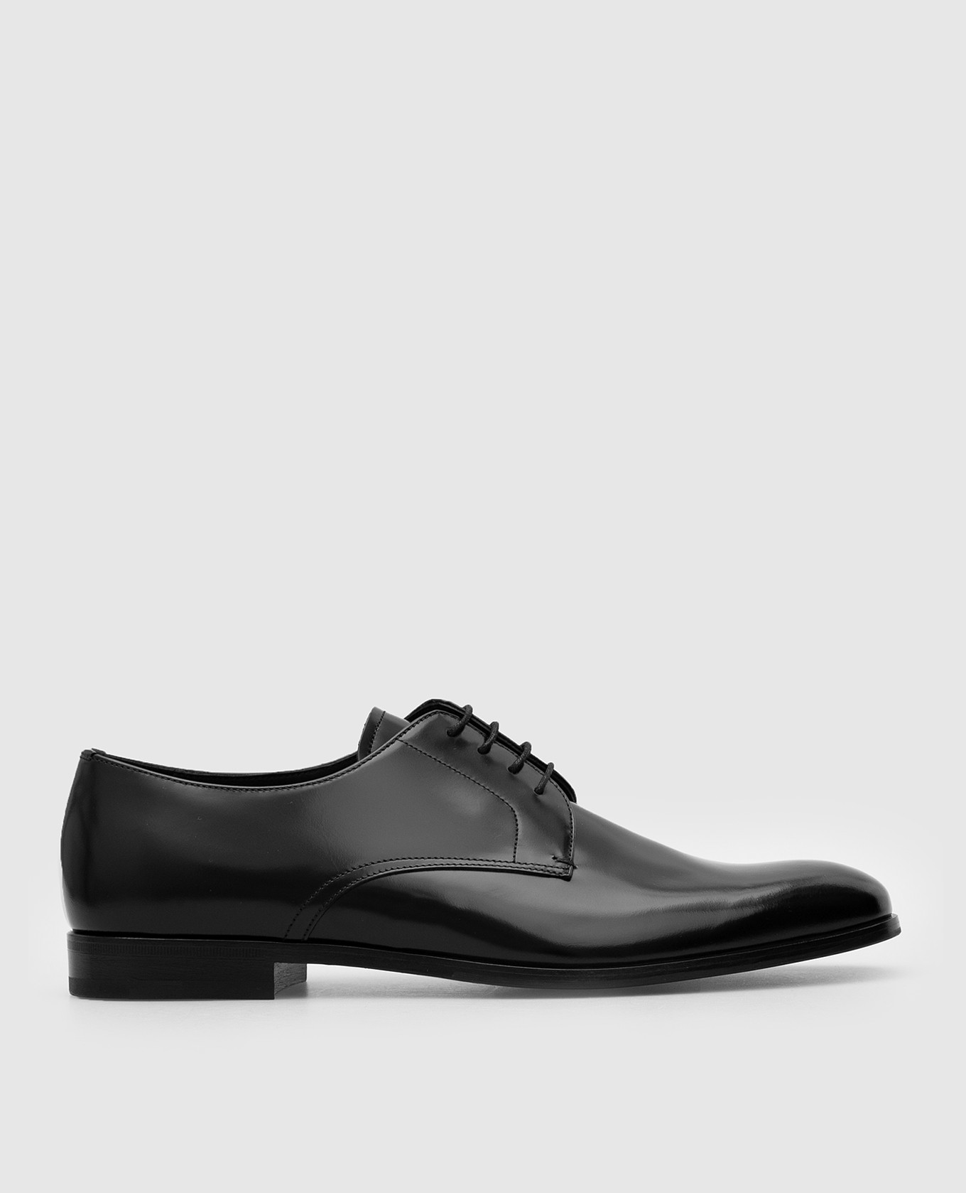 

Черные кожаные дерби Prada, Черный, Туфли