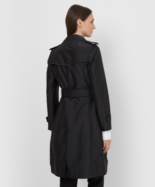 MooRER Черный тренч Alimidi ALIMIDIDA6 изображение 4