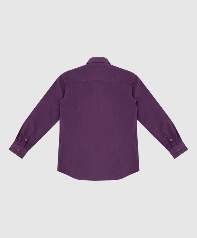 Stefano Ricci Children's purple shirt YC004850EX1500 image 2