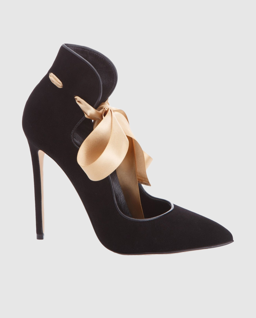 Черные замшевые туфли MELISSA Черные замшевые туфли MELISSA