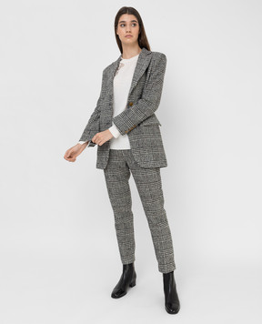Ermanno Scervino Брюки в виндзорскую клетку D396P301ZEL