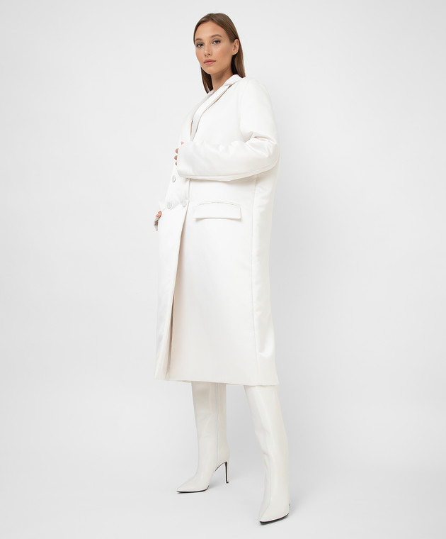 Emilio Pucci Светло-бежевое двубортное пальто 1RYA051R638 изображение 2