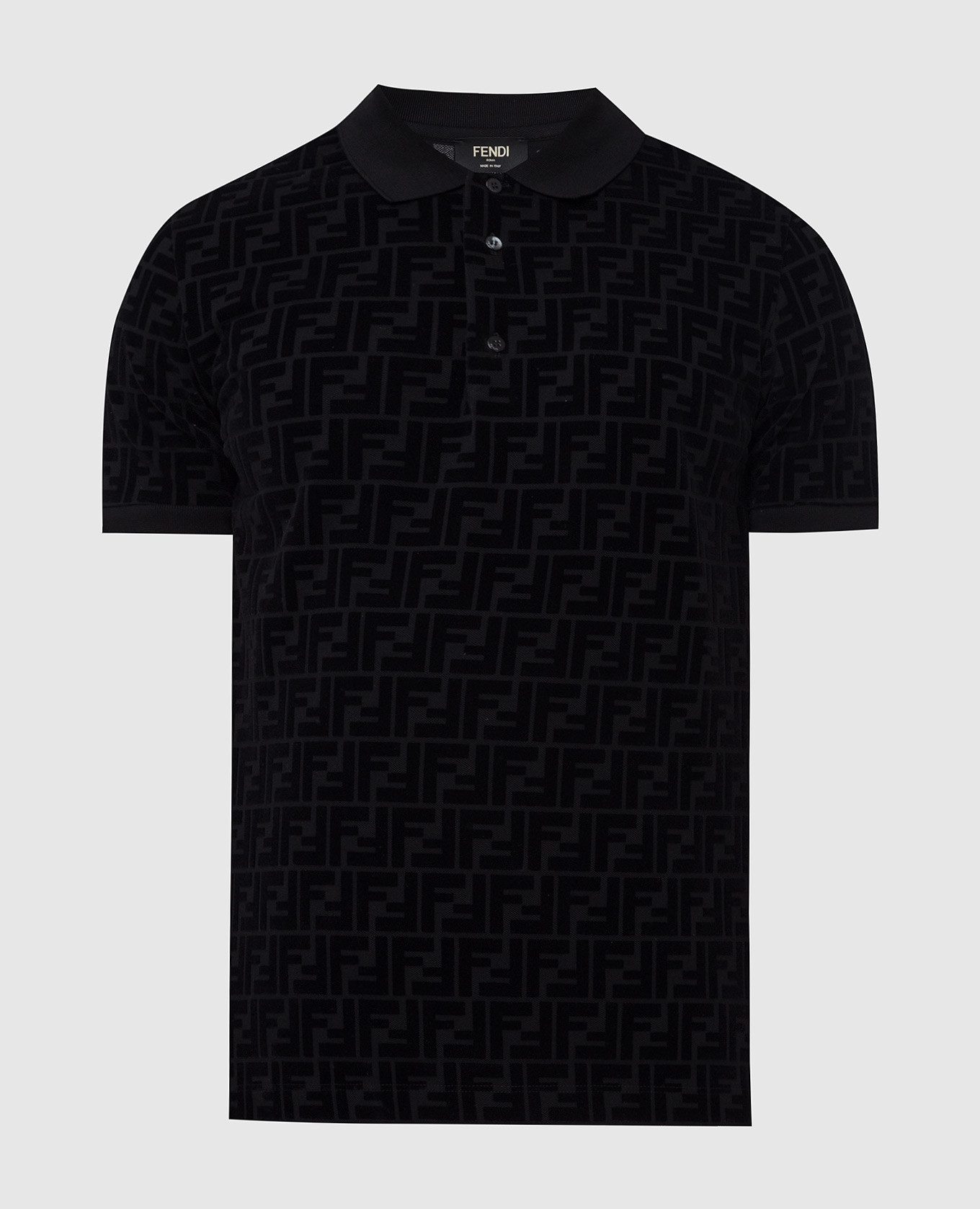 

Черное поло Fendi, Черный, Поло