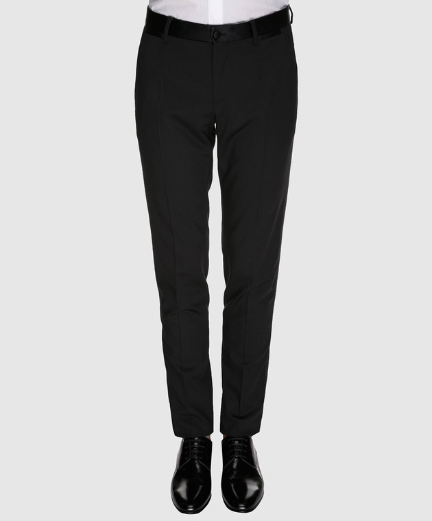 Dolce&Gabbana Чорні штани GYA5MTFUCD4 зображення 3