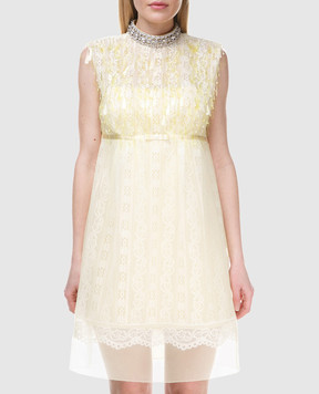 Marc Jacobs Жовта сукня з мереживом M4007191