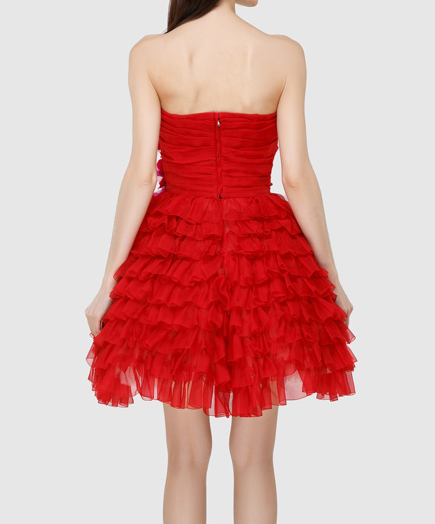 Dolce&Gabbana Червоне плаття F62R5ZFU1KK зображення 4