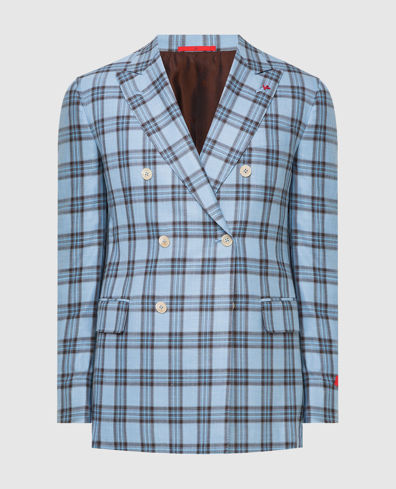 

Голубой блейзер из шерсти, шелка и льна, Пиджаки