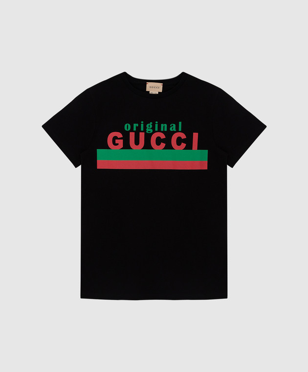 【新品未使用】GUCCI キッズTシャツ Gucci - Детская футболка с принтом логотипа 561651XJC7M купить в