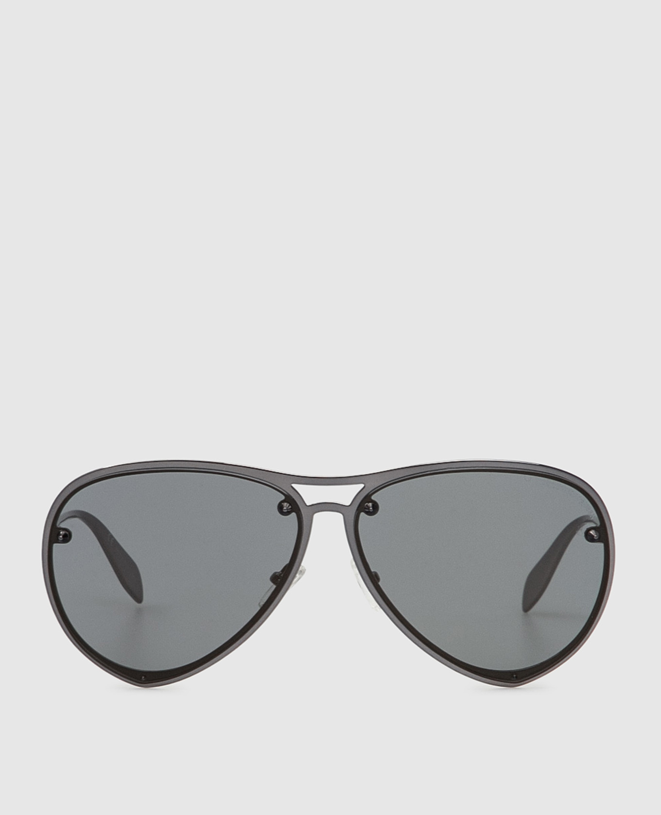 Солнцезащитные очки-авиаторы с синими линзами