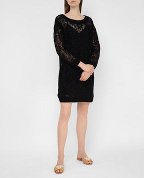 Ermanno Scervino Чорне плаття D385Q305CSEZZ