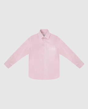 Stefano Ricci Детская розовая рубашка YC004160M1450
