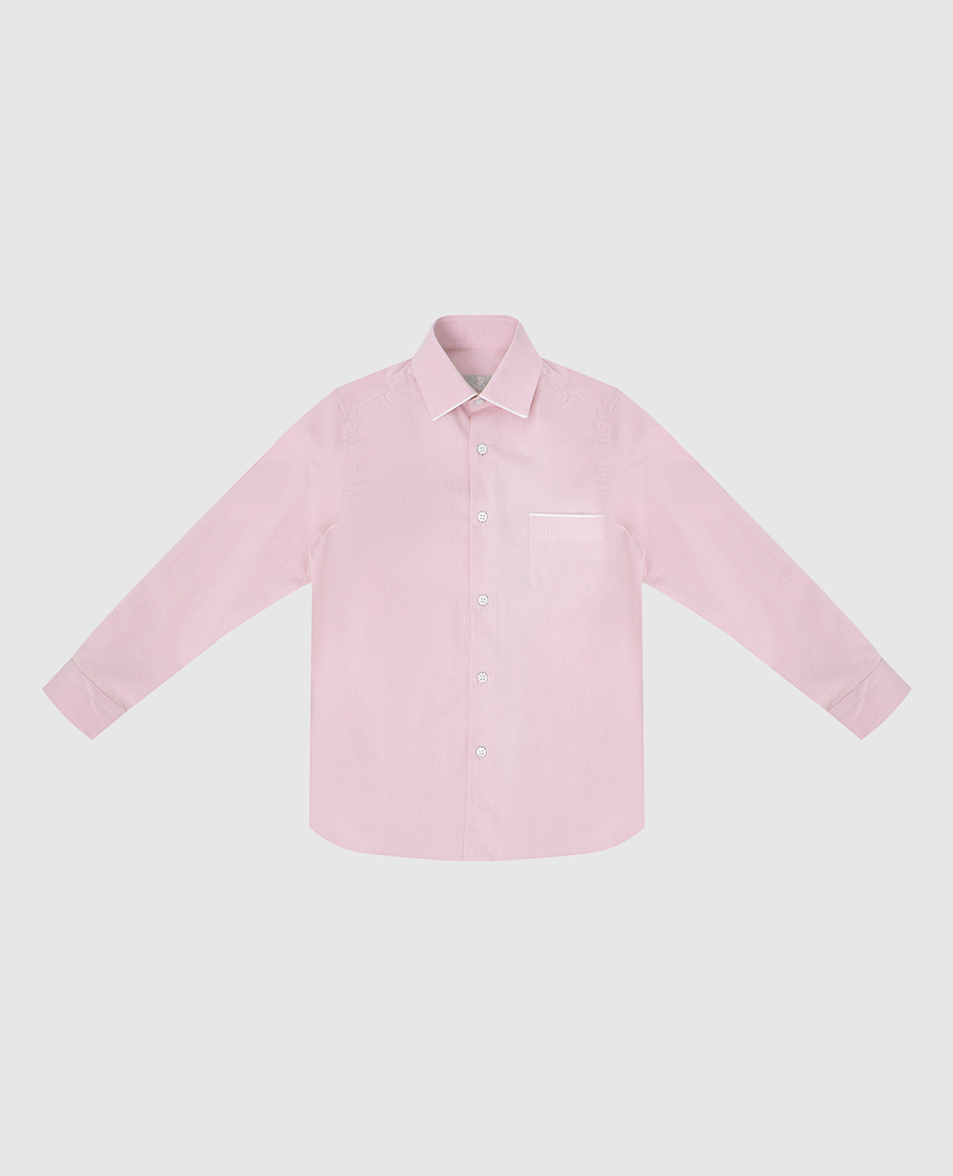 Детская розовая рубашка