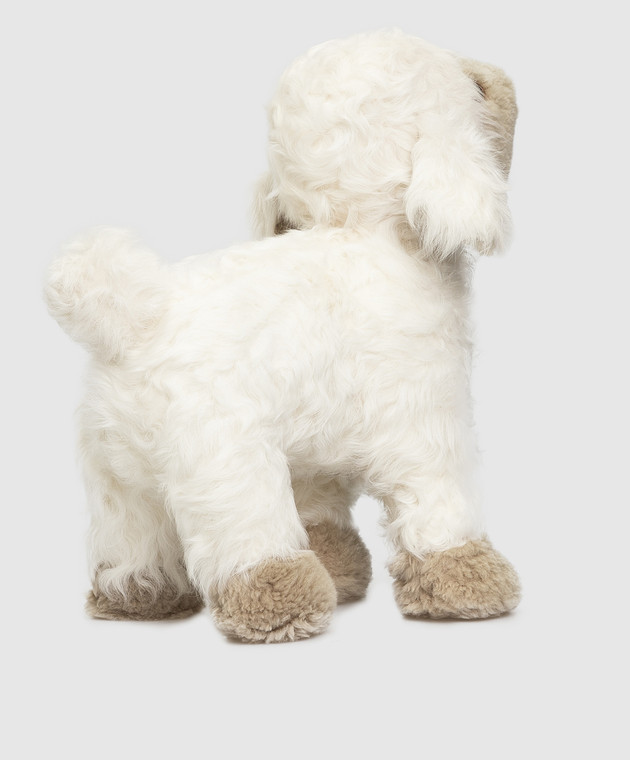 Real Furs House Детская белая игрушка из меха ягненка MOD66GR изображение 3