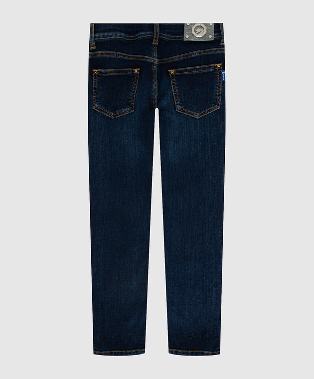 Stefano Ricci Дитячі джинси з ефектом потертості YST64020801599 зображення 2