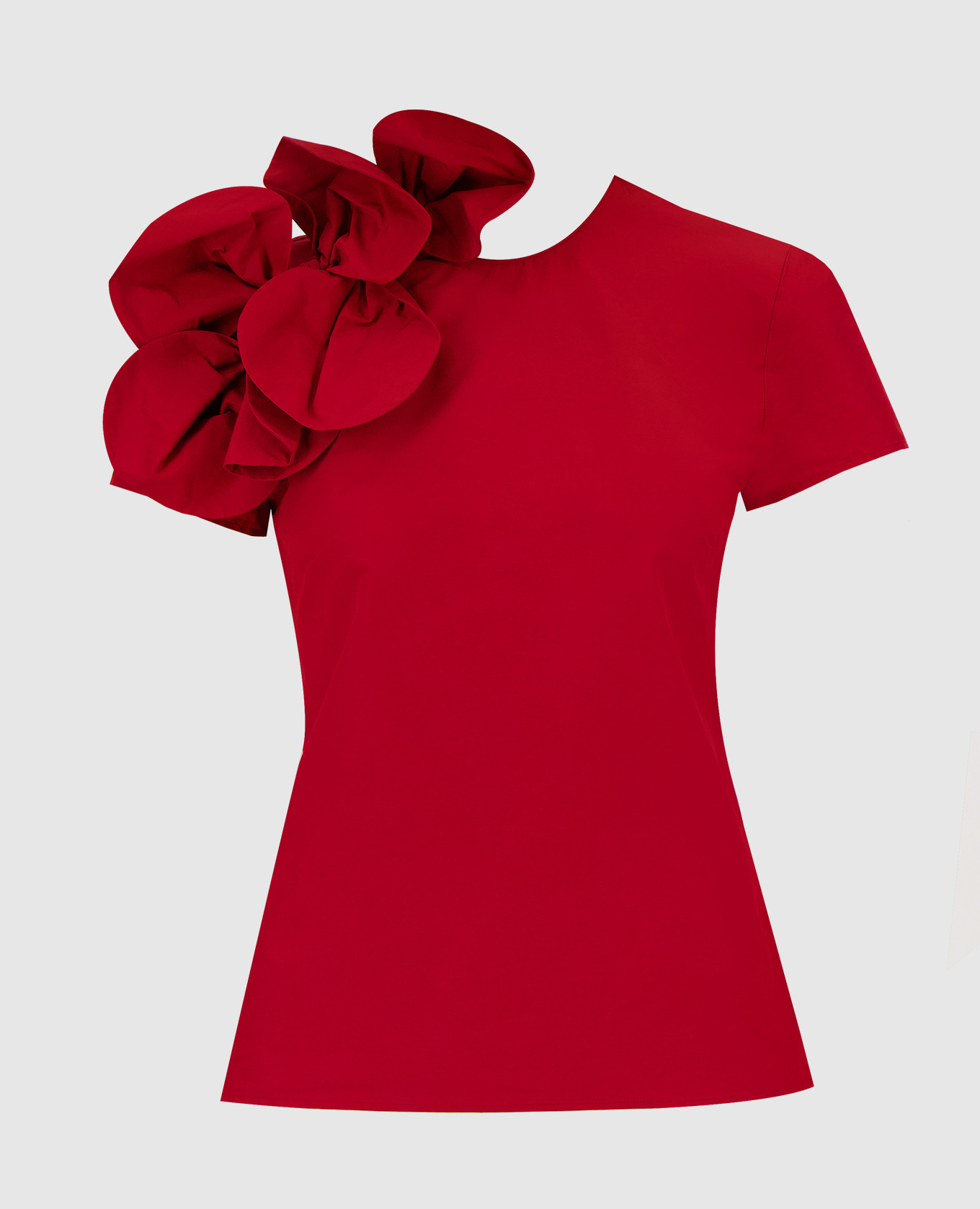 

Красная рубашка с бантом Red Valentino, Красный, Рубашки и блузы