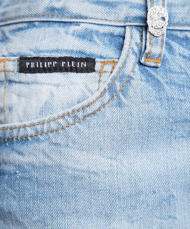 Philipp Plein Блакитні джинси WDT0580 зображення 5