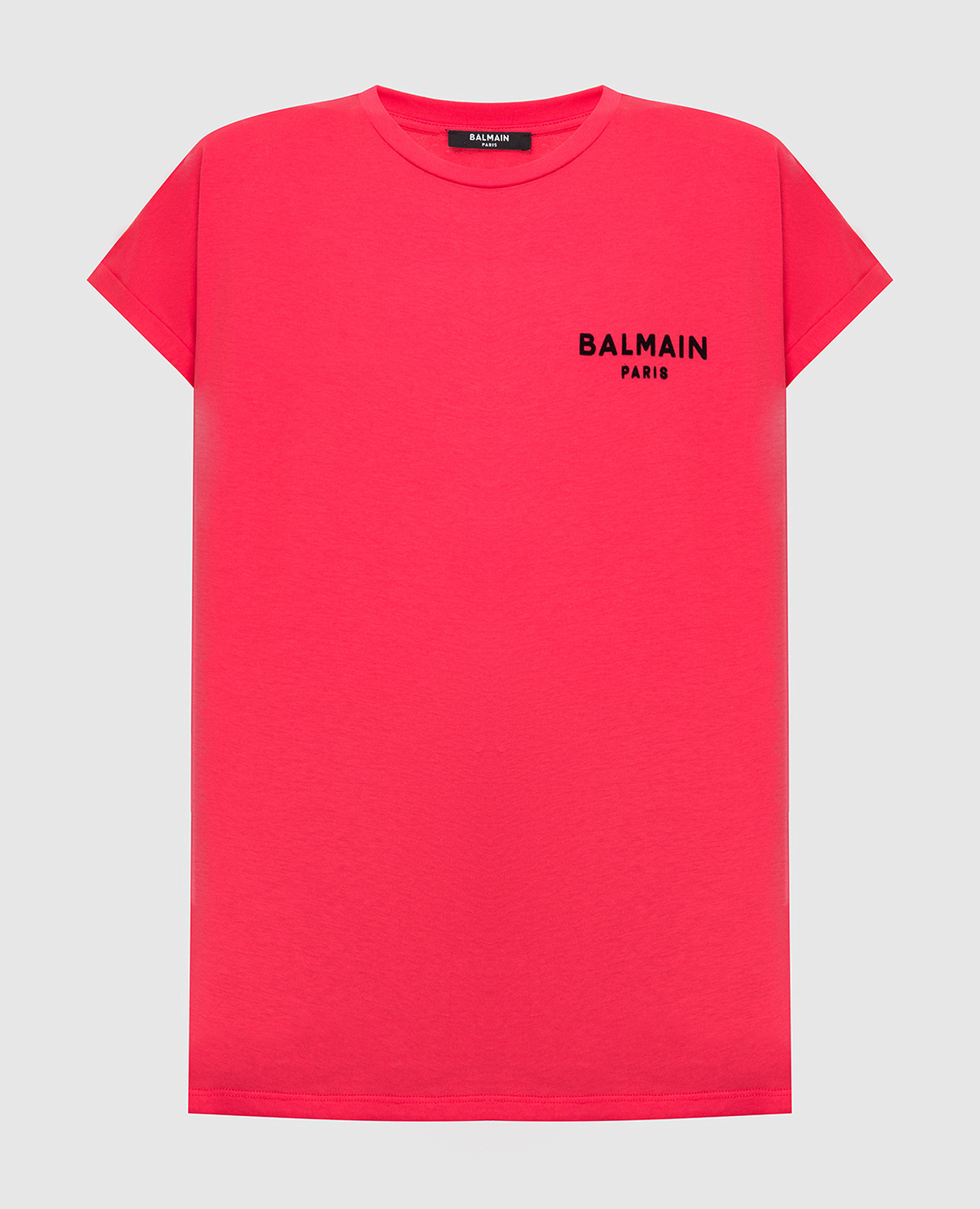 

Розовая футболка с логотипом Balmain, Розовый, Футболки