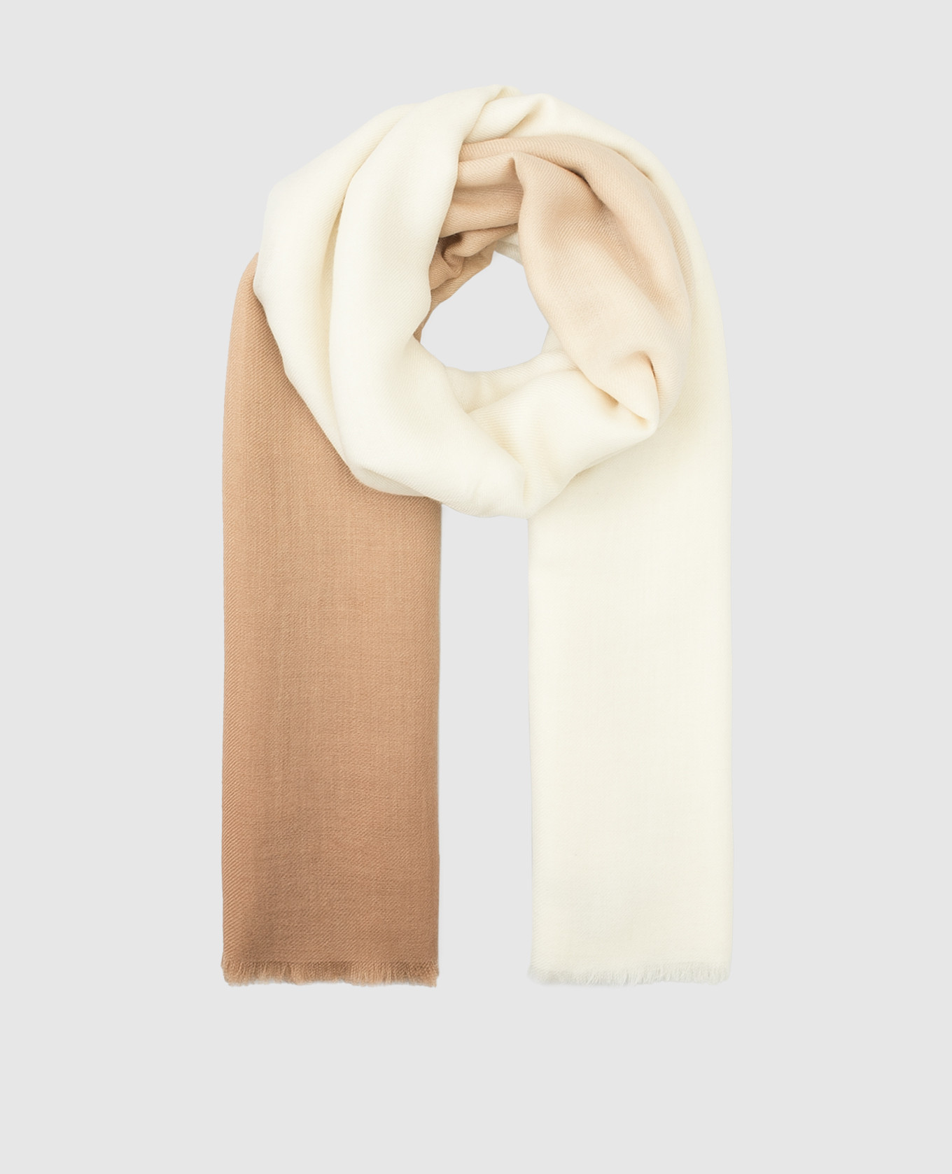 

Светло-бежевый шарф из кашемира, Шарфы