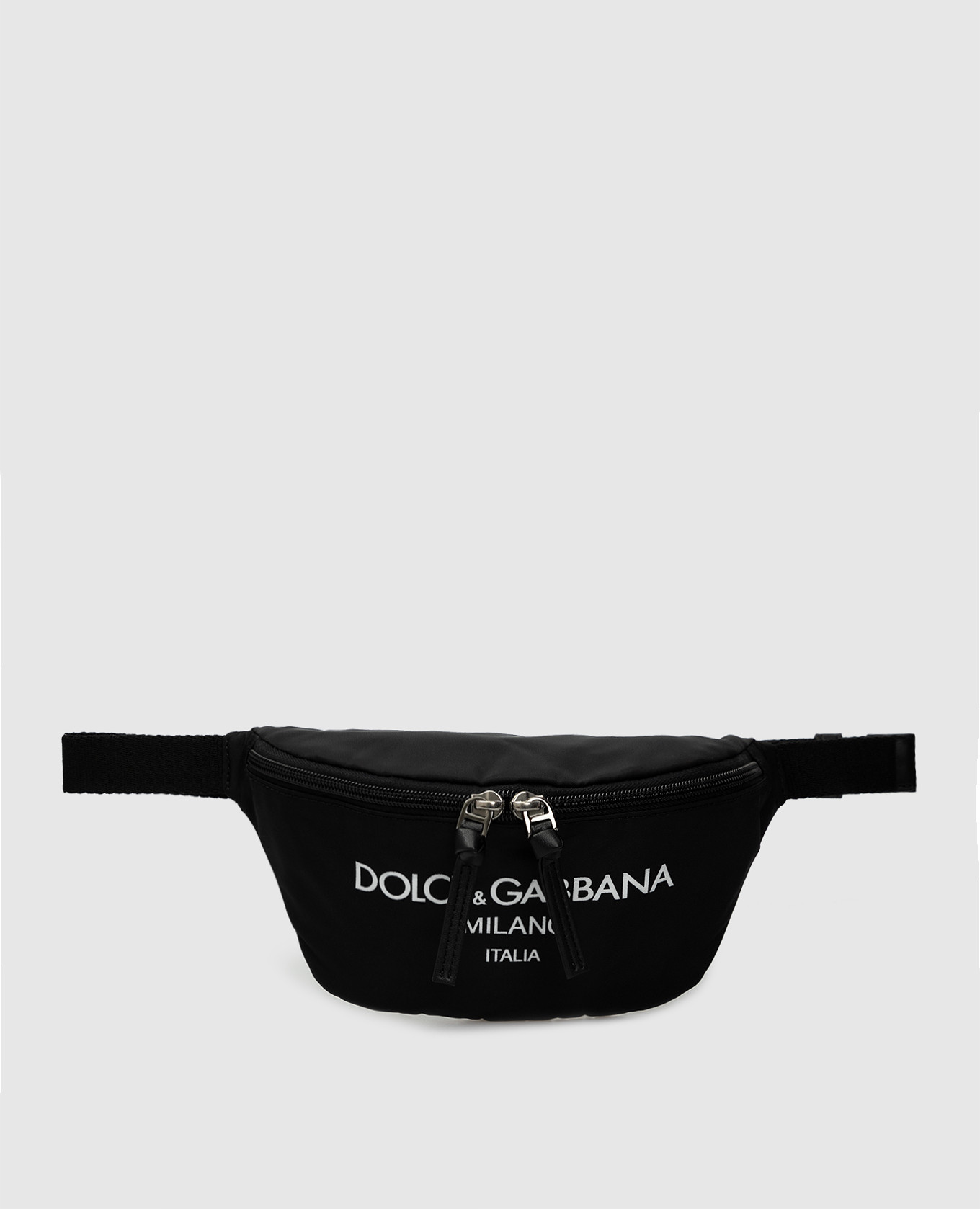 

Детская черная поясная сумка с логотипом Dolce&Gabbana, Черный, Сумки