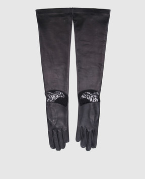 Rindi Черные перчатки с кружевом 3003NP17