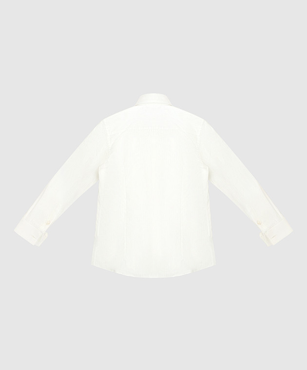 Stefano Ricci Дитяча біла сорочка YC002318LJ1712 зображення 2