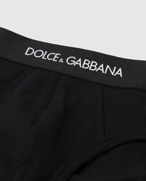 Dolce&Gabbana Дитячий набір чорних трусів L4J700G7OCT