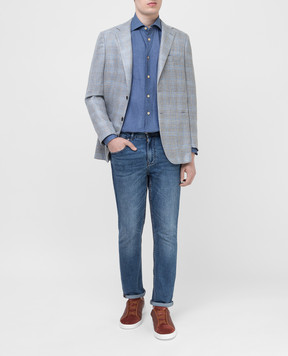 Kiton Блейзер из шерсти UG81K06R58