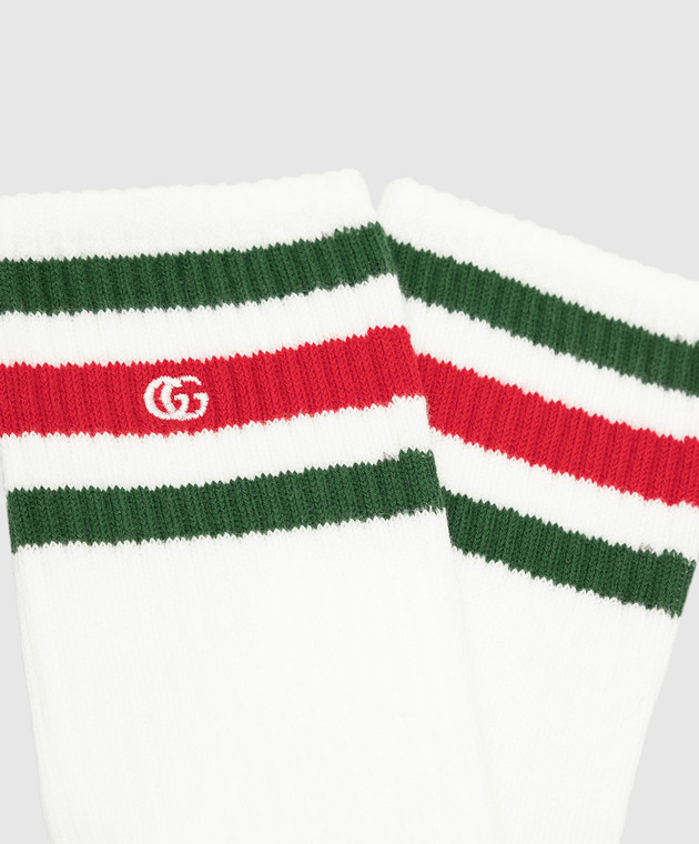 Gucci Детские носки с вышивкой логотипа 4595324K667 изображение 3