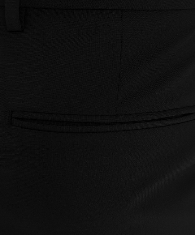 Valentino Чорні брюки з вовни WV3RBG8125S зображення 5
