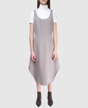 NINA RICCI Сіра сукня з вовни 18PCRO002WV0230