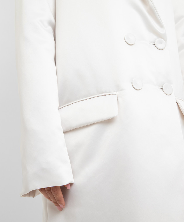 Emilio Pucci Светло-бежевое двубортное пальто 1RYA051R638 изображение 5